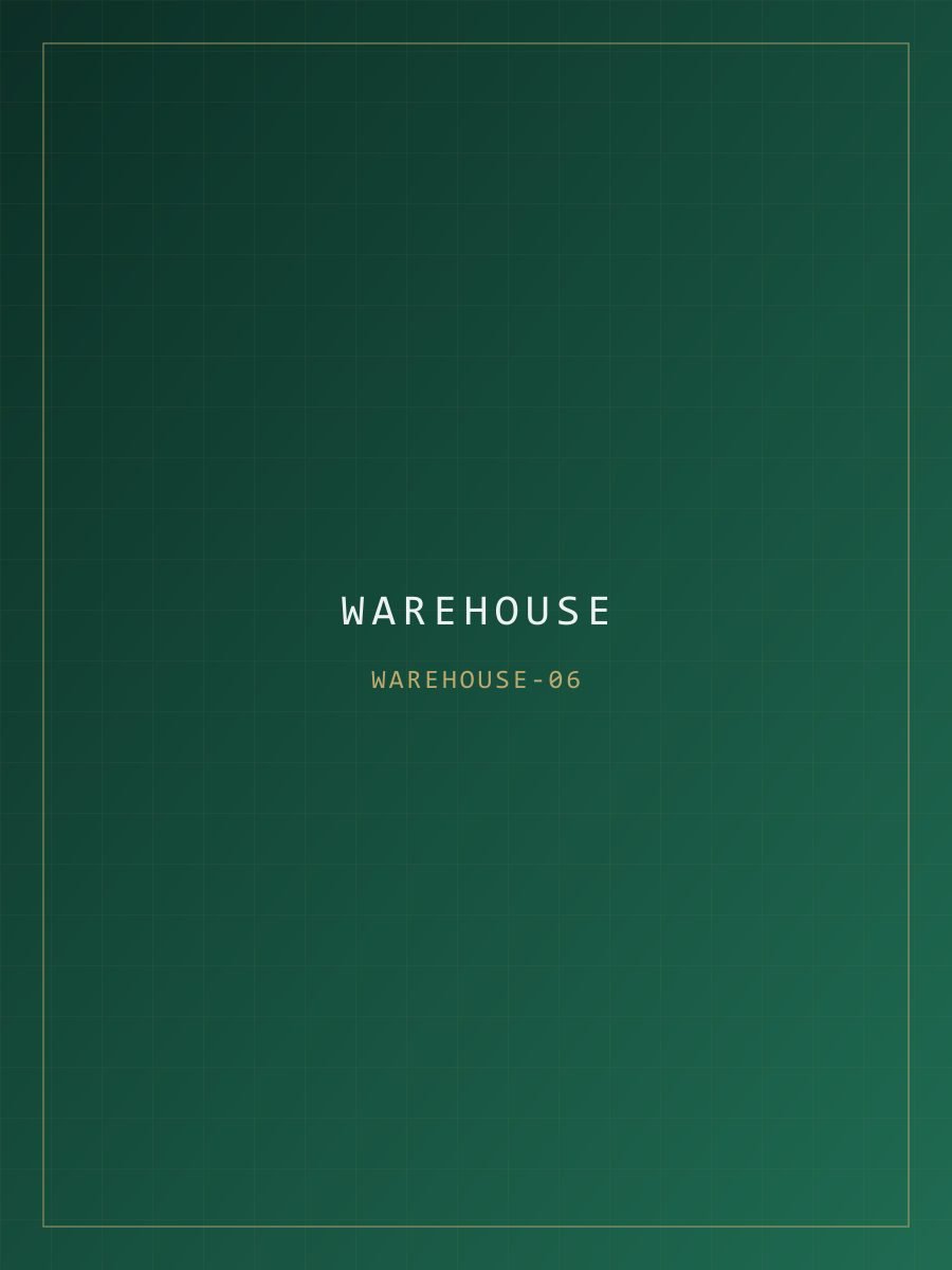 Wide view of the warehouse floor at shift start