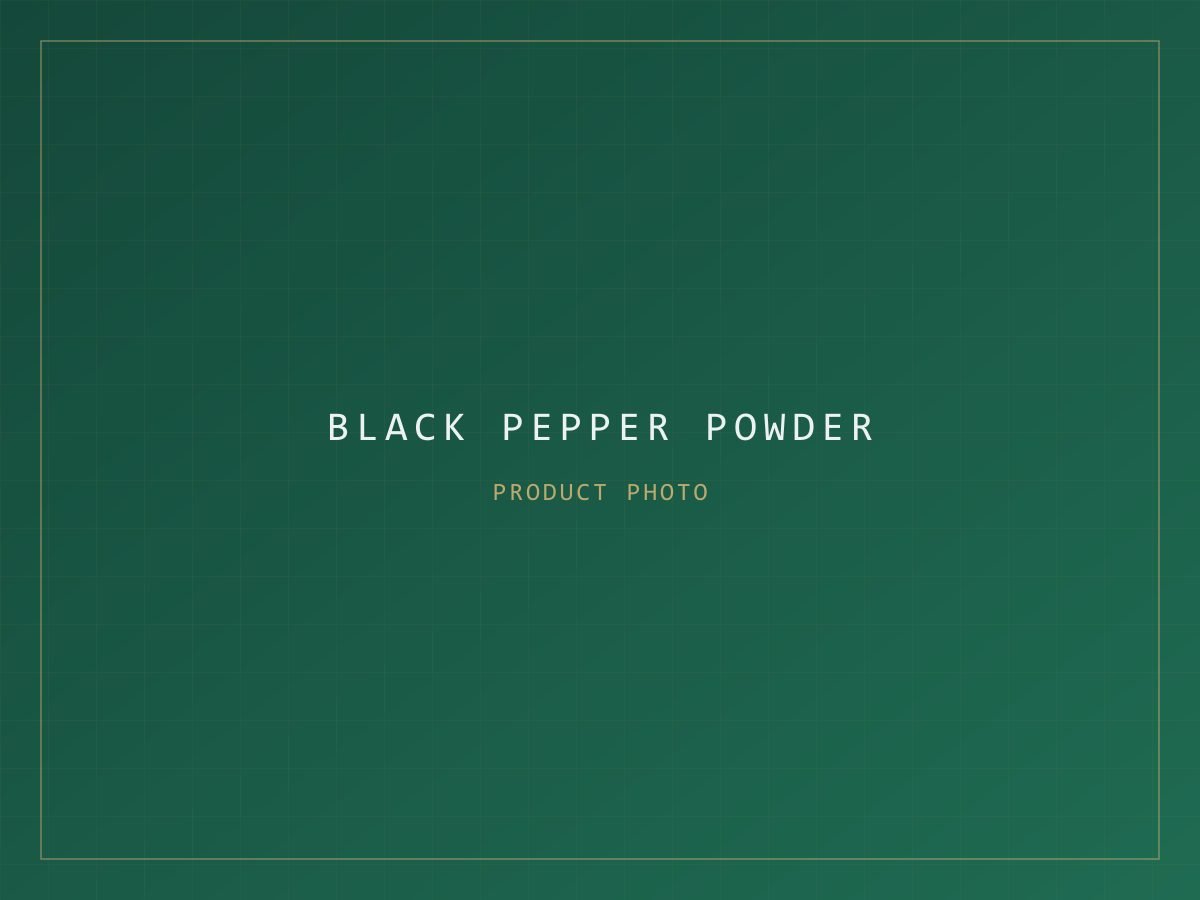 Ground Black Pepper packaging